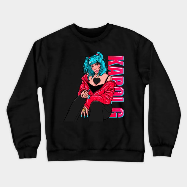 Karol G Crewneck Sweatshirt by liomal